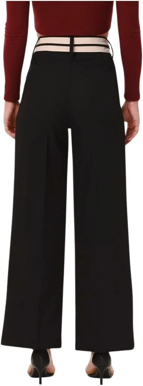 2025 Women Trendy Chic Breathable Casual Office Dress Pant with Removable Adjustable Waistband Belt