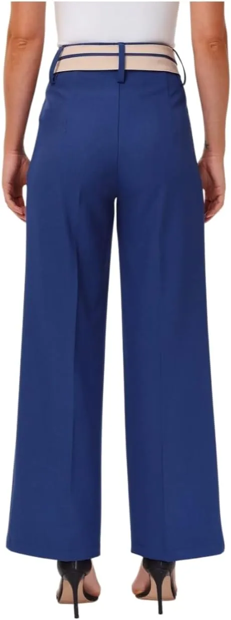 2025 Women Trendy Chic Breathable Casual Office Dress Pant with Removable Adjustable Waistband Belt
