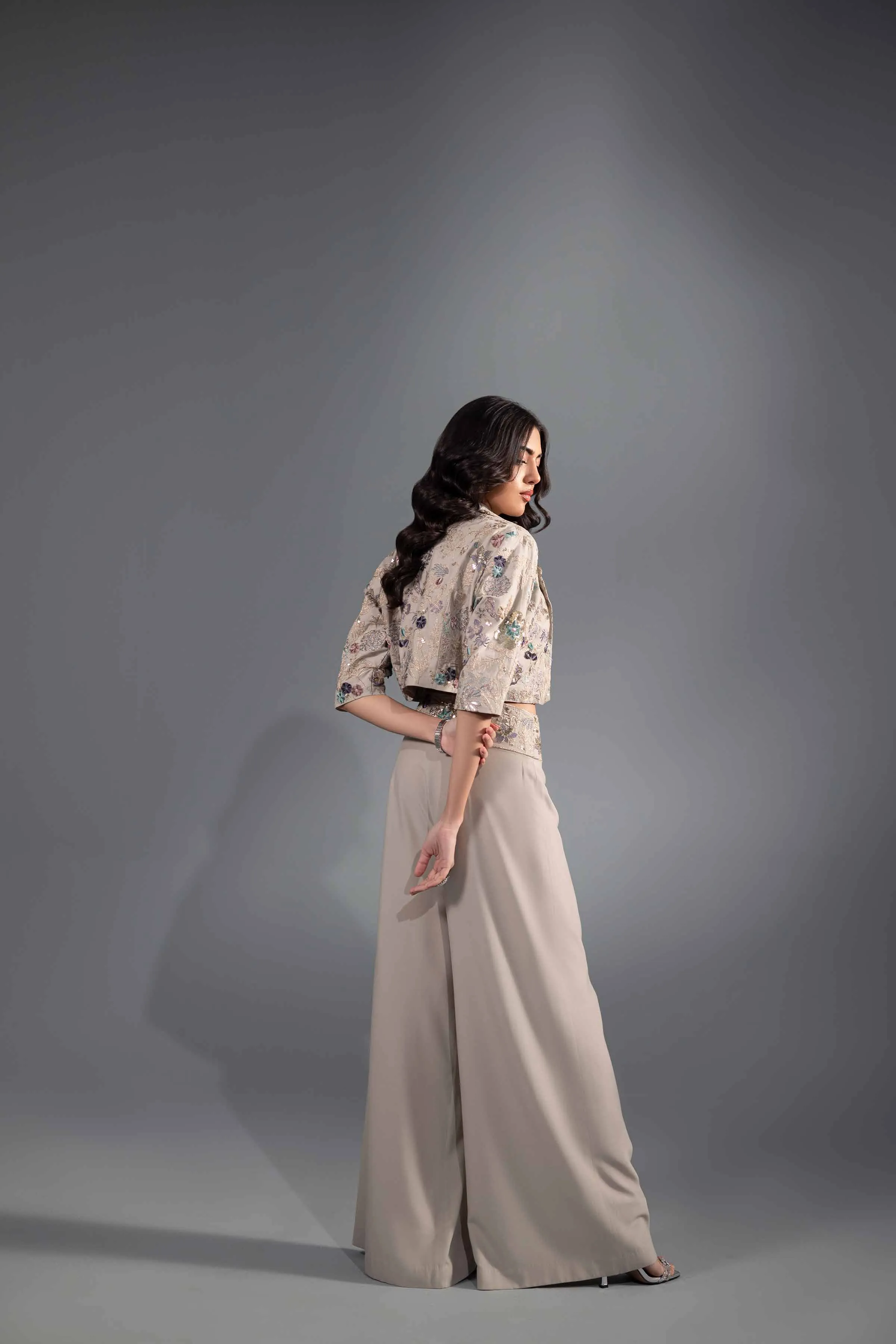 3 Piece - Embroidered Suit - KFW24-48