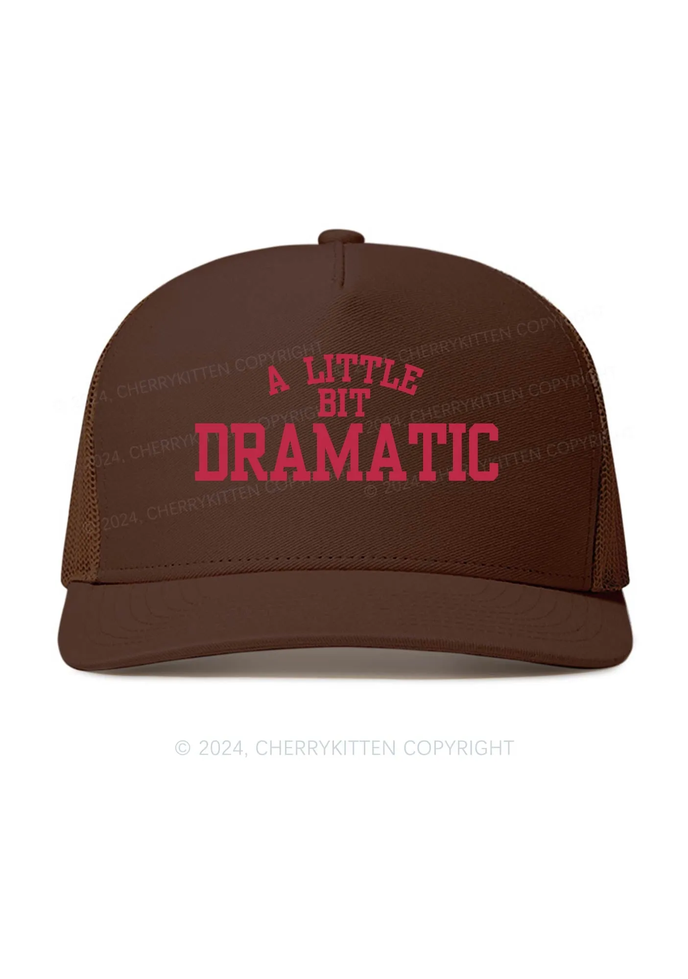 A Little Bit Dramatic Y2K Trucker Mesh Hat Cherrykitten