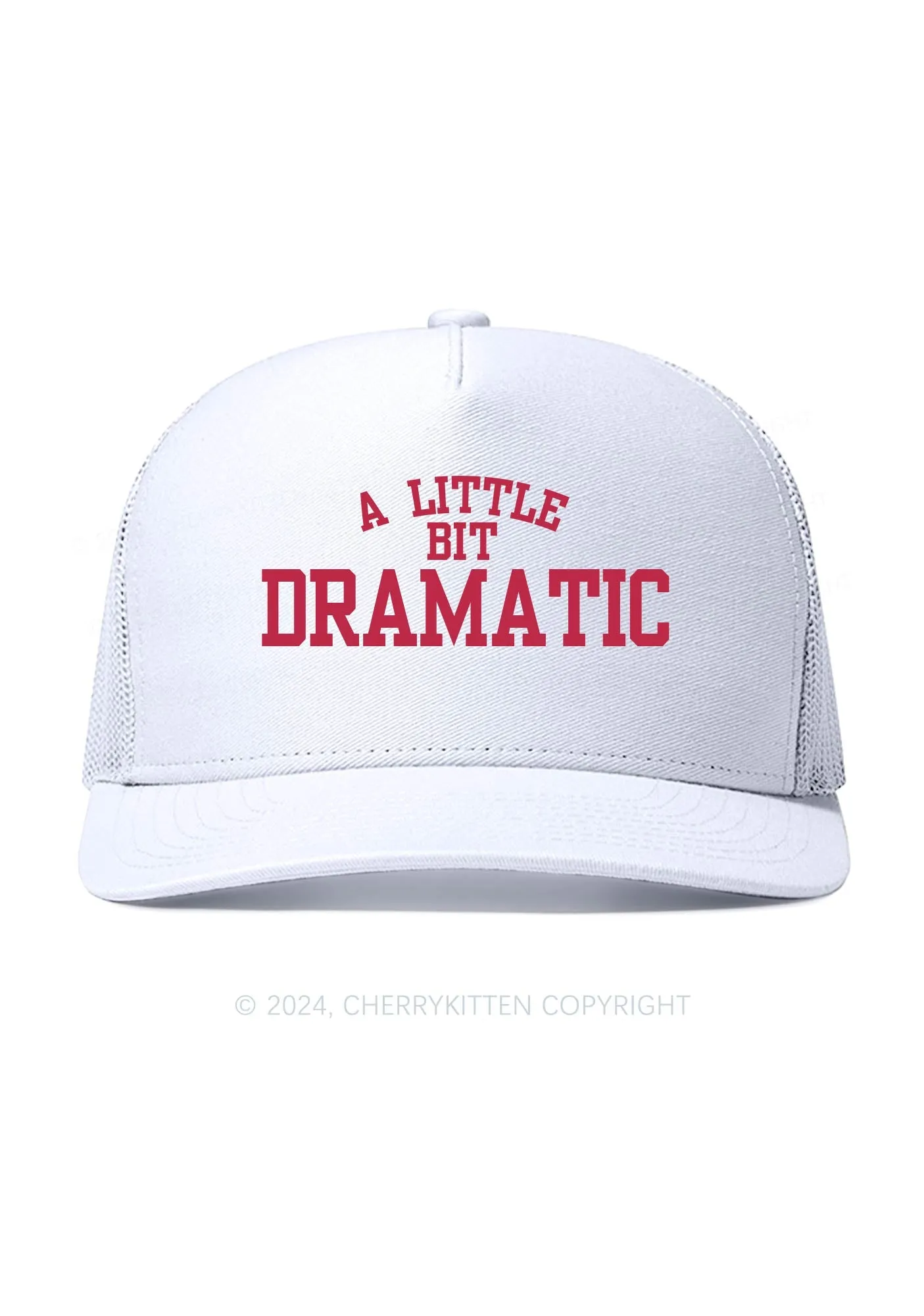 A Little Bit Dramatic Y2K Trucker Mesh Hat Cherrykitten
