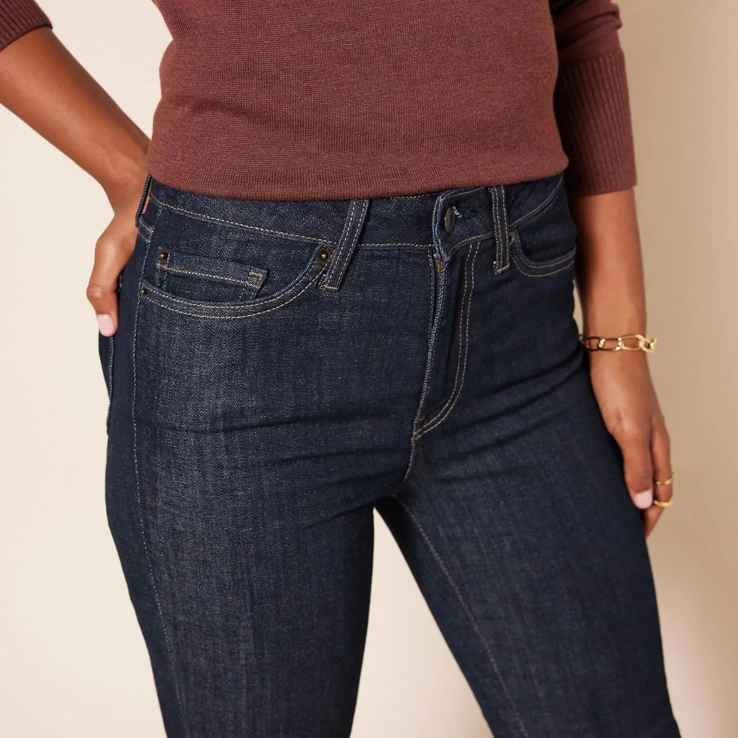 Amazon Essentials Skinny Jeans for Women, High Waist, Stretchy Denim