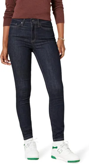 Amazon Essentials Skinny Jeans for Women, High Waist, Stretchy Denim