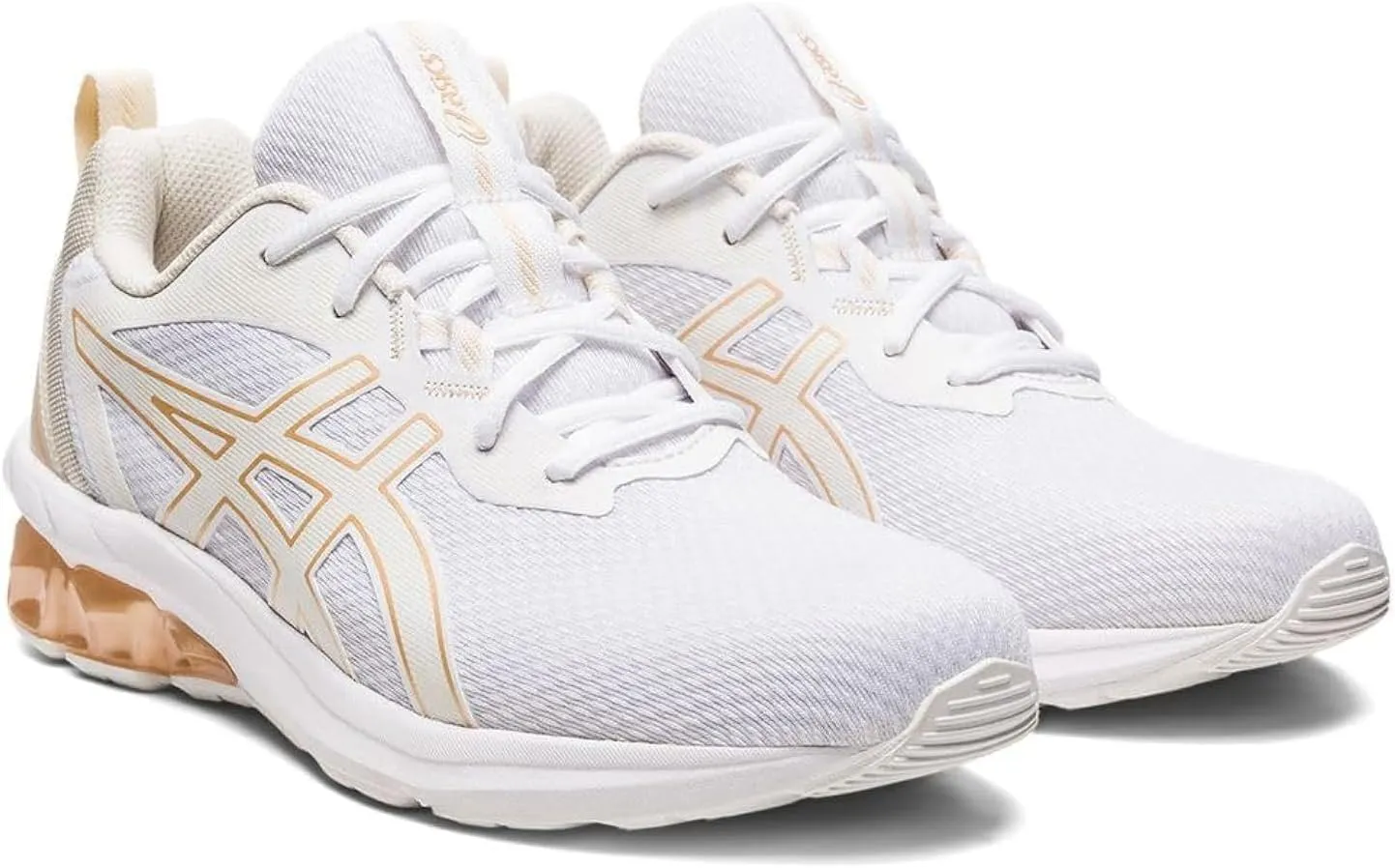 ASICS 1202A384.101 Womens Running Shoes Gel Quantum 90 IV White/Champagne US Size 6.5
