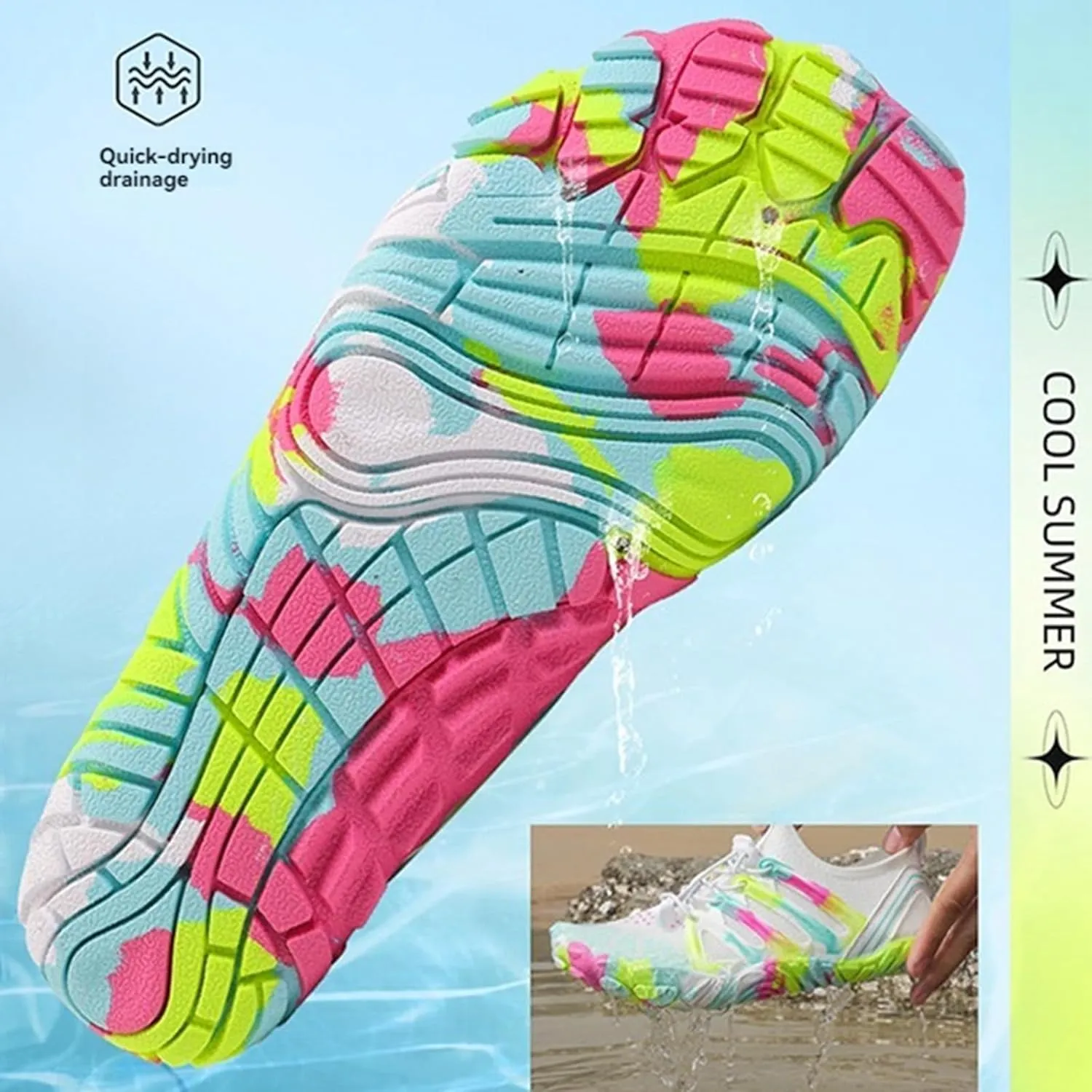 Barefoot Shoes for Women Men Best Mesh Walking Shoes Womens Comfortable Breathable Sport Sneakers Quick Dry Barefoot Socks for Beach Pool Swim