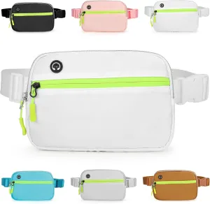 Belt Bag for Women Crossbody Fashion Waist Packs with Adjustable Strap, Waterproof Fanny Packs for Running Hiking Cycling Traveling