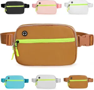 Belt Bag for Women Crossbody Fashion Waist Packs with Adjustable Strap, Waterproof Fanny Packs for Running Hiking Cycling Traveling