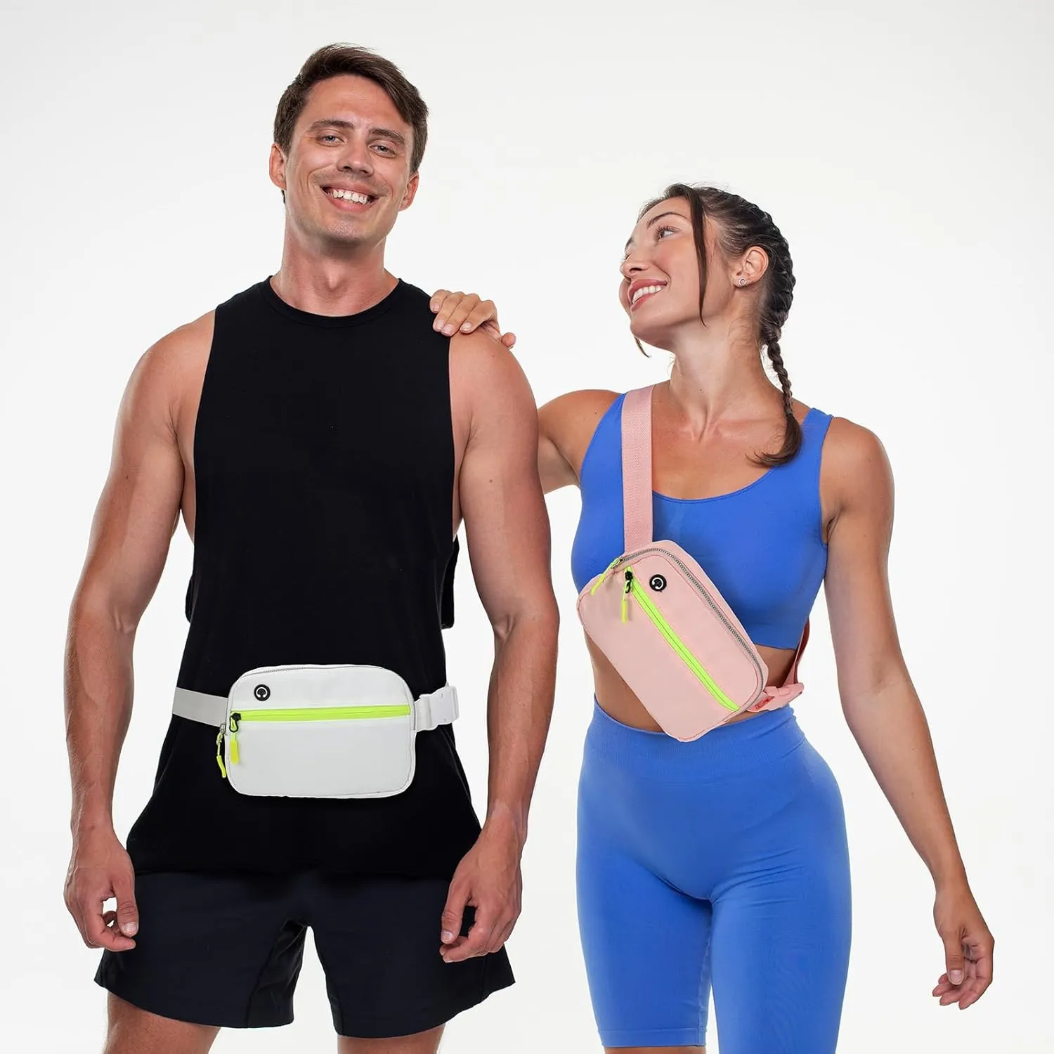 Belt Bag for Women Crossbody Fashion Waist Packs with Adjustable Strap, Waterproof Fanny Packs for Running Hiking Cycling Traveling