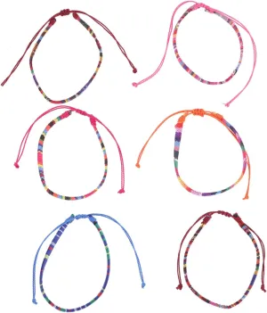 BESPORTBLE 6pcs Braided Anklets Summer Anklet Beach Friendship Woven Bracelet Fashion for Women