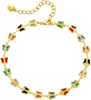 BESPORTBLE Ankle Jewelry Decorative Chain Women's Anklet Butterfly Charm Design Adjustable