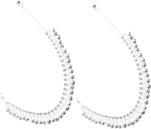 BESTYASH Foot Jewelry for Women Retro Bell Tassel Anklet Beach Anklet with Chain for Women