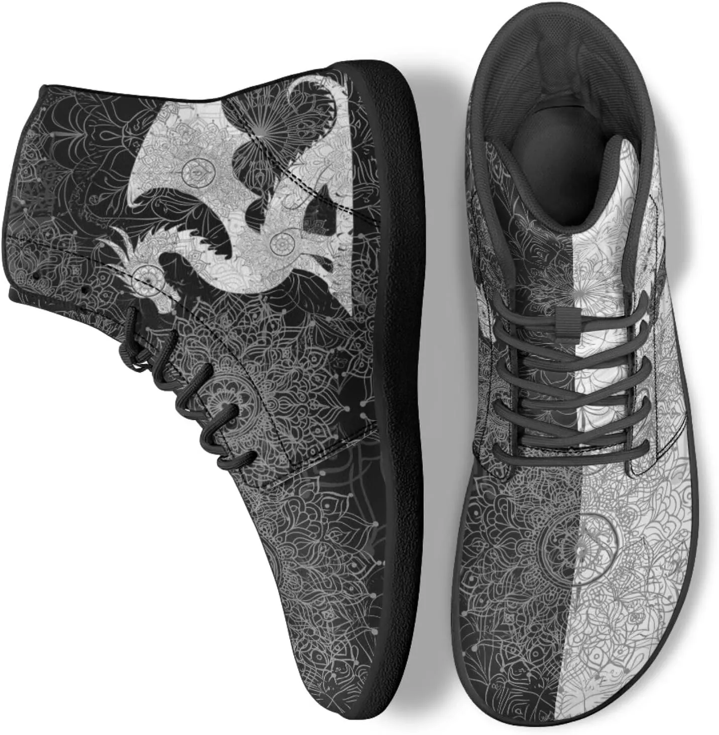Binienty Barefoot Minimalist Shoes Mens Womens Wide Toe Cross Trainer Zero Drop Lace Up Sneakers