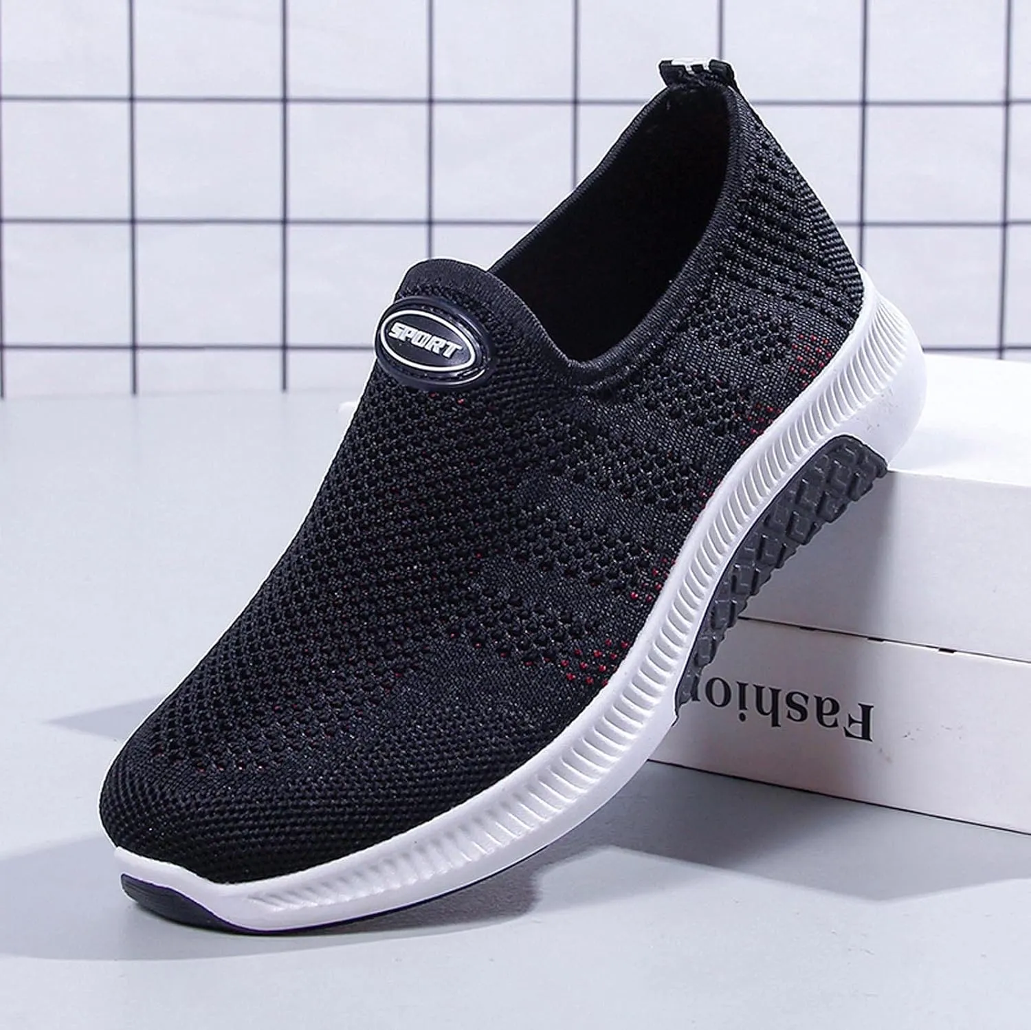 Black Slip Ons Women Sneakers Tenis OrtopDicos De Mujer Womens Shoes Casual Fall Arch Support Womens Trail Running Shoes Arch Support Women's Black Slip On Tennis Shoes