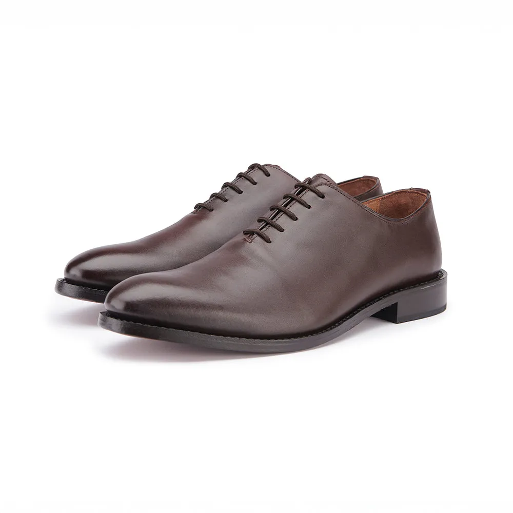 Brunel Wholecut Oxford - Dark Brown