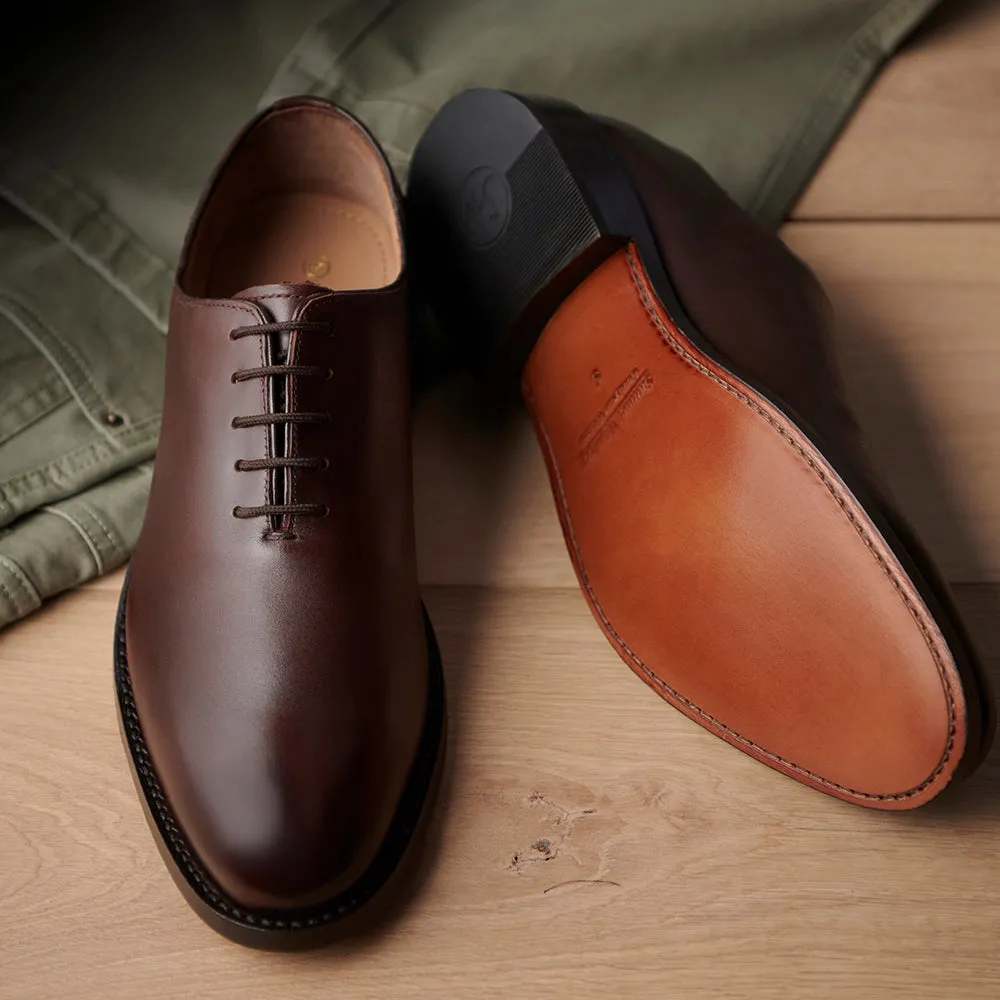 Brunel Wholecut Oxford - Dark Brown