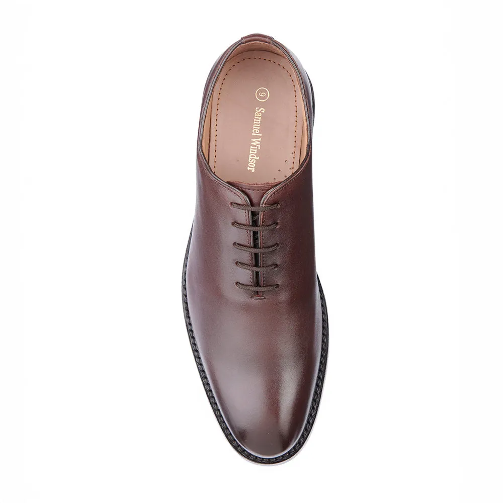 Brunel Wholecut Oxford - Dark Brown