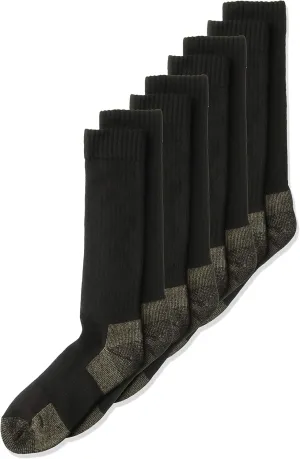 Carolina Ultimate Men's Steel Toe Boot Cushion Over The Calf Socks 4 Pair Pack