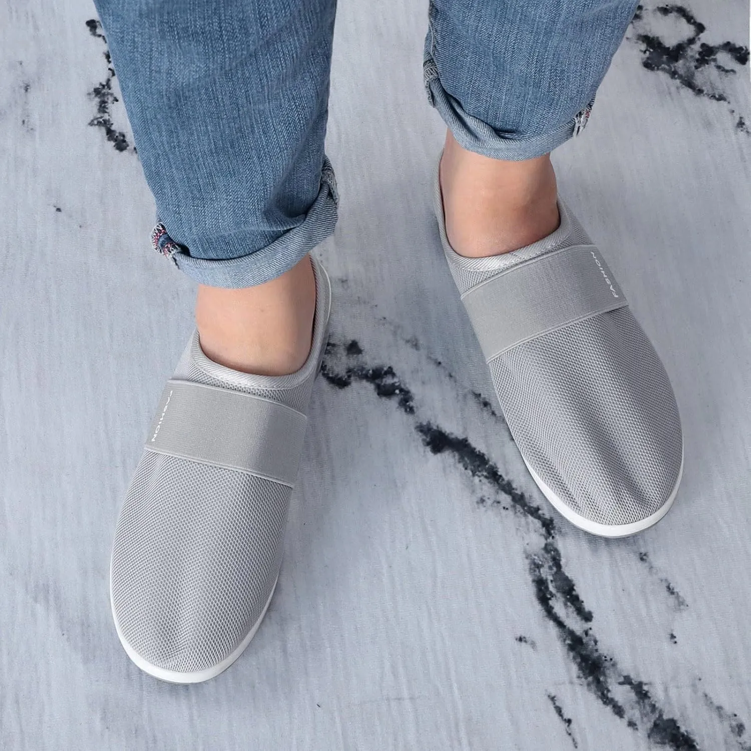 Cathalem Walking Shoes for Women Extra Wide Width Sneakers Running Shoes Light Mules Shoes Comfortable Sneakers