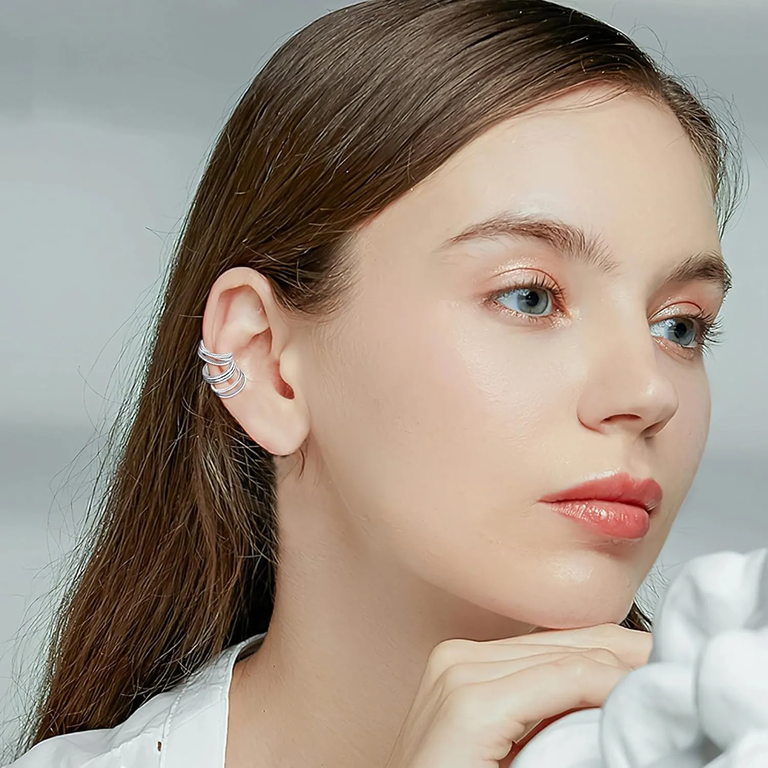 Celtic Knot/Celtic Knot/Bat/Filigree Viking Earrings 925 Sterling Silver Non Piercing Ear Cuff Earrings Cool Earring Cuff for Women Men