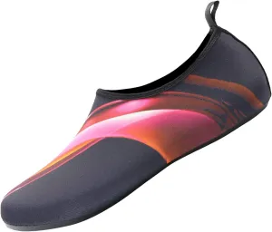 Couples Summer Outdoor Water Aqua Socks Beach Swim Surf Yoga Exercise Shoes Sneaker Wedges Shoes for Women (Red, 9.5-10)