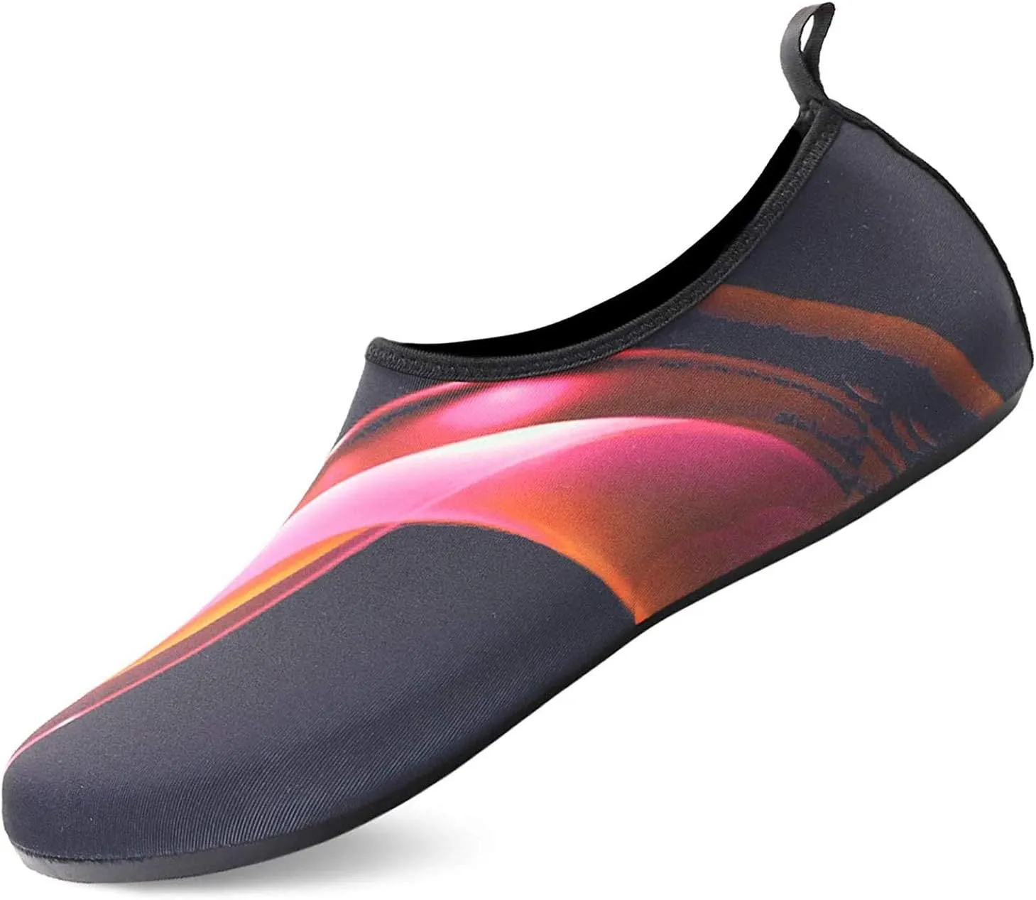 Couples Summer Outdoor Water Aqua Socks Beach Swim Surf Yoga Exercise Shoes Sneaker Wedges Shoes for Women (Red, 9.5-10)