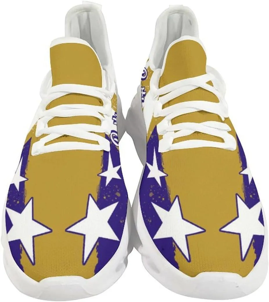Custom Men's Sneakers Football Name & Number Breathable Fan Gift for Men Women Athletic Gym Slip-on Shoes Personalized