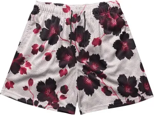 DIOTSR Mens Retro Lightning Graphic Shorts Casual Streetwear Basketball Shorts Athletic Running Shorts with Pockets