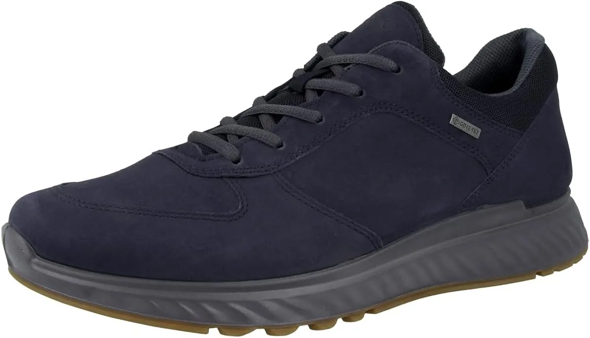 ECCO Mens Exostride Low GTX Leather Trainers