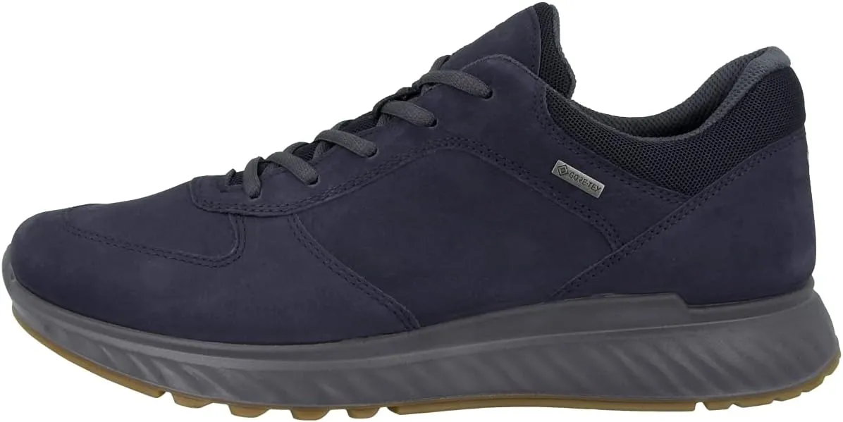 ECCO Mens Exostride Low GTX Leather Trainers