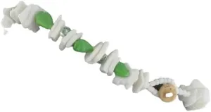 Ethnic Handmade White Green Genuine Shell Beaded Anklet 10" Fashion Anklet Trendy Accessories for Women Stylish Additions Chic Details