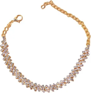 Express Your Personality with This Trendy Artistic Platinum Anklet - Perfect Niche Gift!