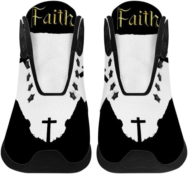 Faith Shoes for Women Men High Top Sneakers High Top Shoes Gifts for Mom Dad