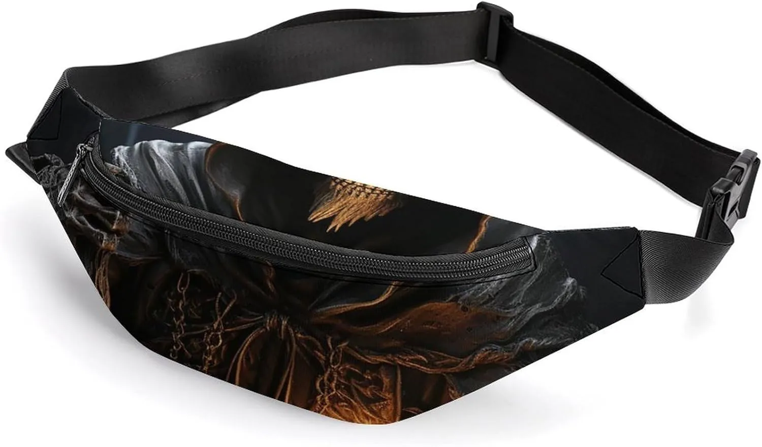 Fanny Pack for Men Women Grim-Reaperprinted Crossbody Belt Bags Sports Waist Bag ForTravel Running Hiking Walking Workout, 36*15cm