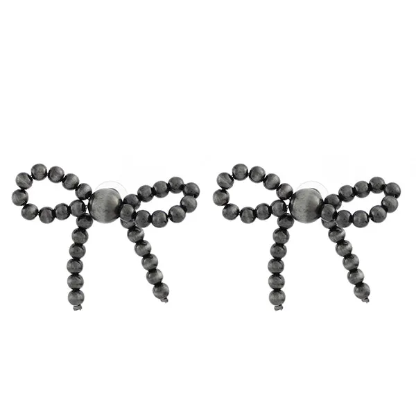 Fashion Pearl Bow Earrings