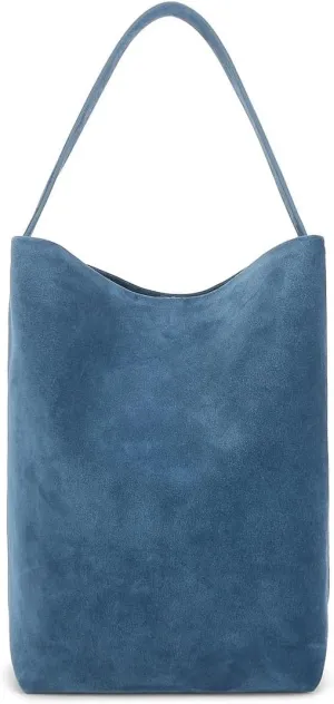 Fashion Suede Leather Bucket Bag,Retro Large Top Handle Handbags and Designer Purses for Shopping Travel School