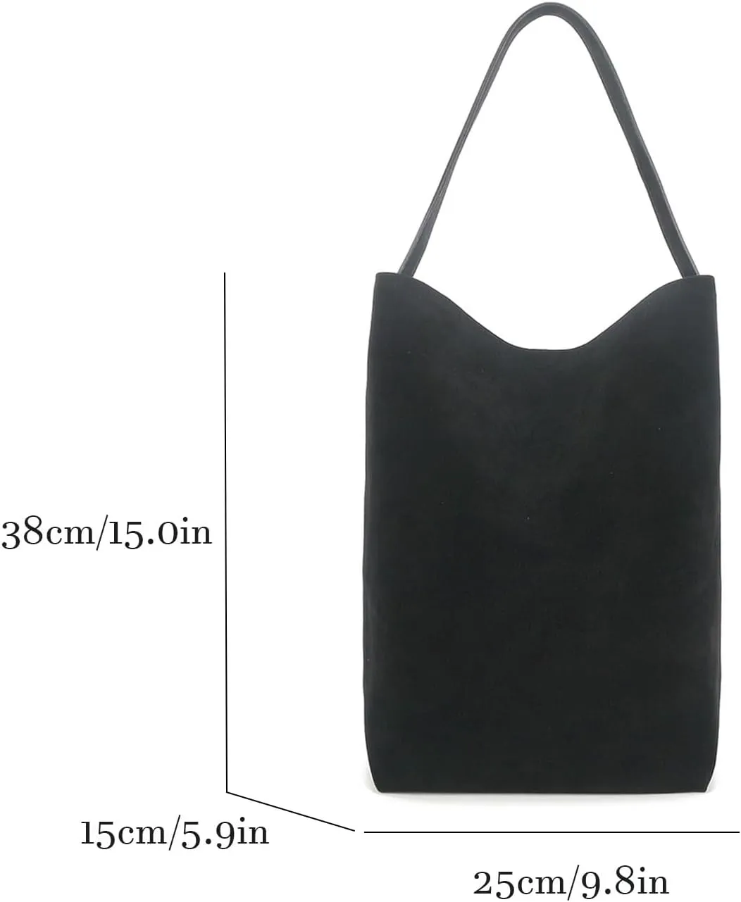 Fashion Suede Leather Bucket Bag,Retro Large Top Handle Handbags and Designer Purses for Shopping Travel School