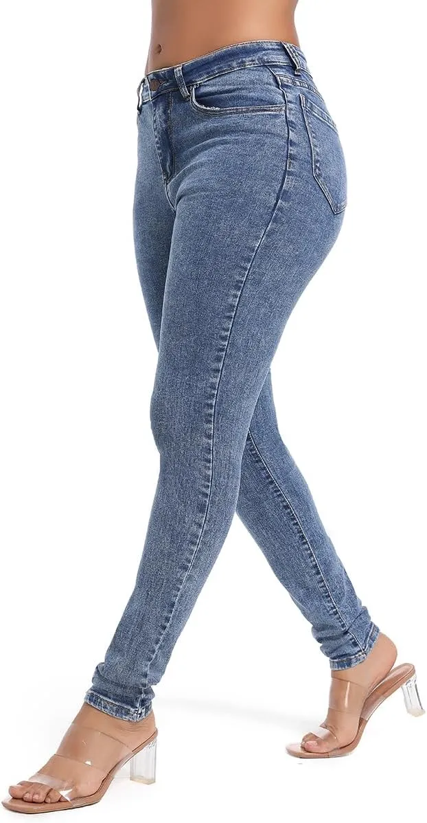 FISCLOSIN Women Colombian Design,Butt Lift,Sexy Skinny Jeans,Stretch Denim Pants