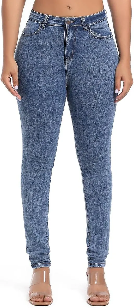 FISCLOSIN Women Colombian Design,Butt Lift,Sexy Skinny Jeans,Stretch Denim Pants