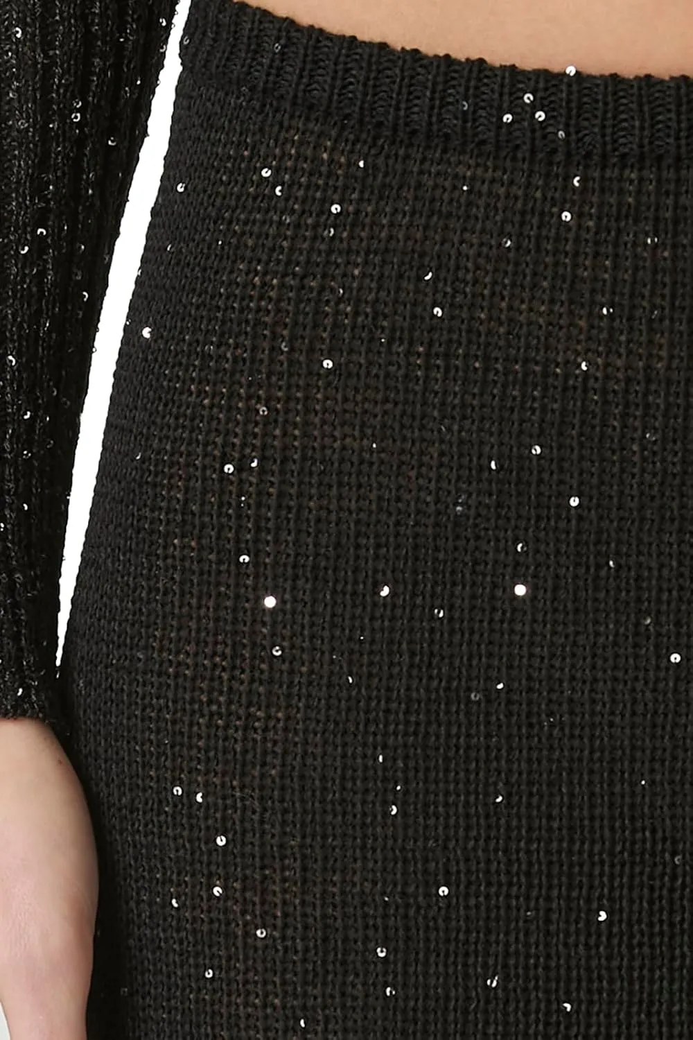 Forever 21 Women's Sequin Midi Skirt