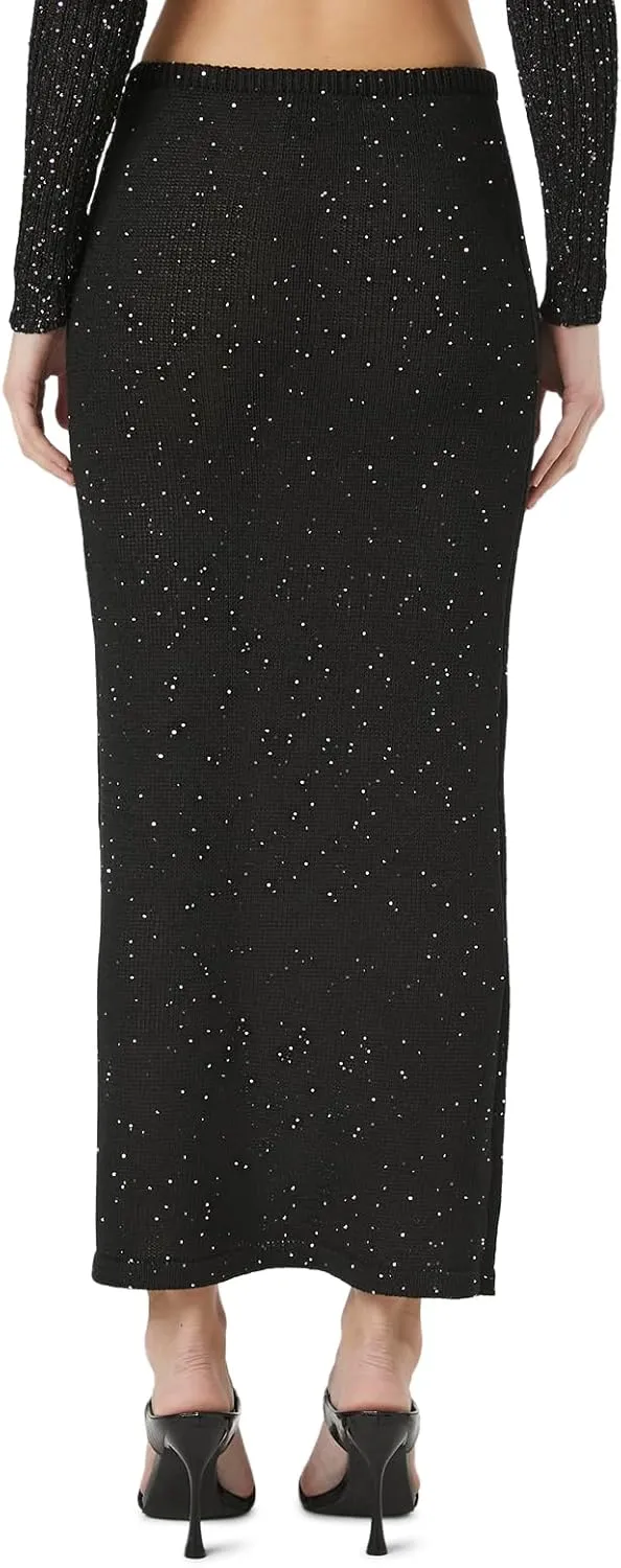 Forever 21 Women's Sequin Midi Skirt