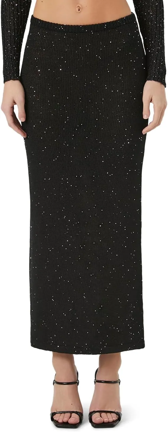 Forever 21 Women's Sequin Midi Skirt
