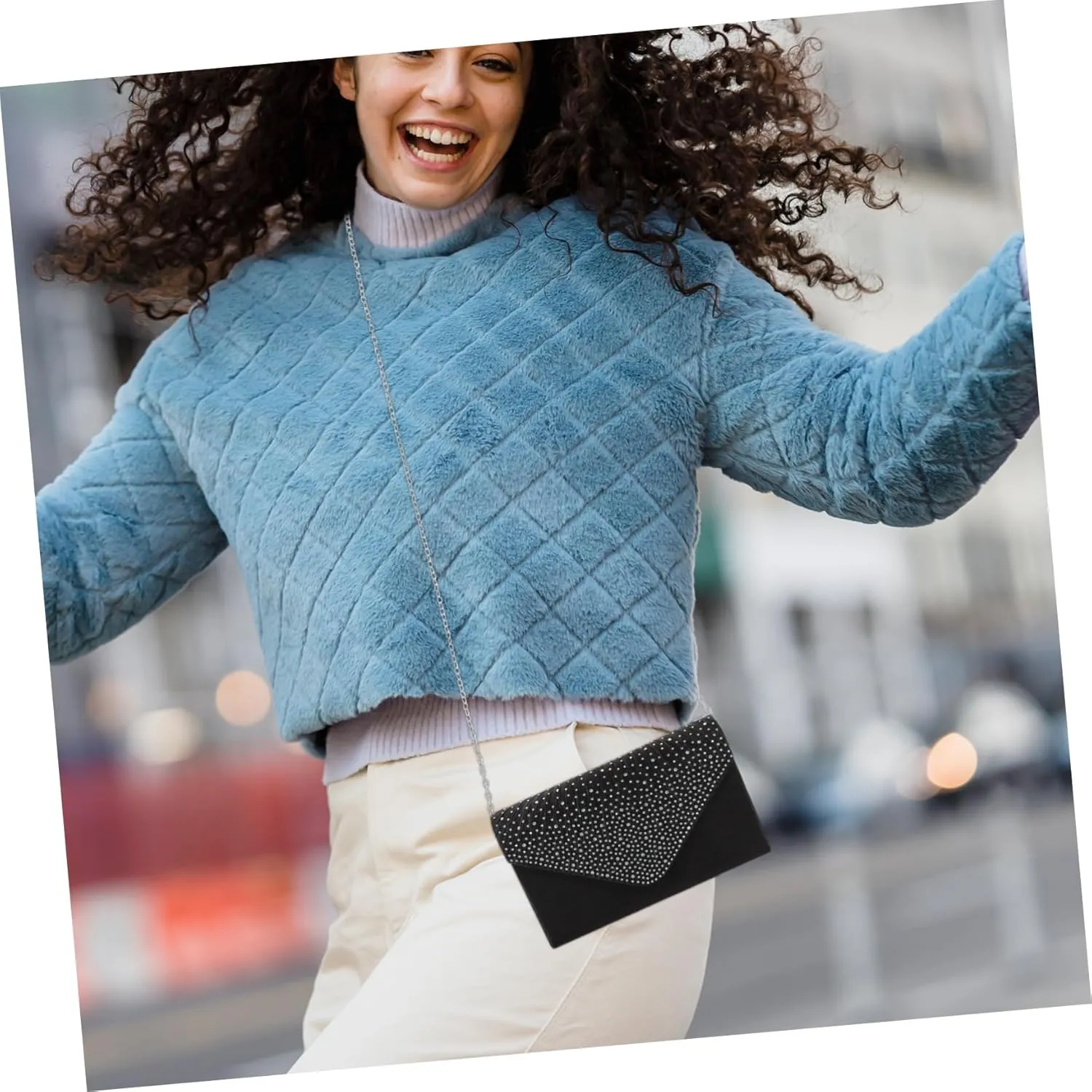 GALPADA Dinner Bag Bridal Clutch Wedding Purses for Bride Evening Purses and Clutches for Wedding Bride Purse