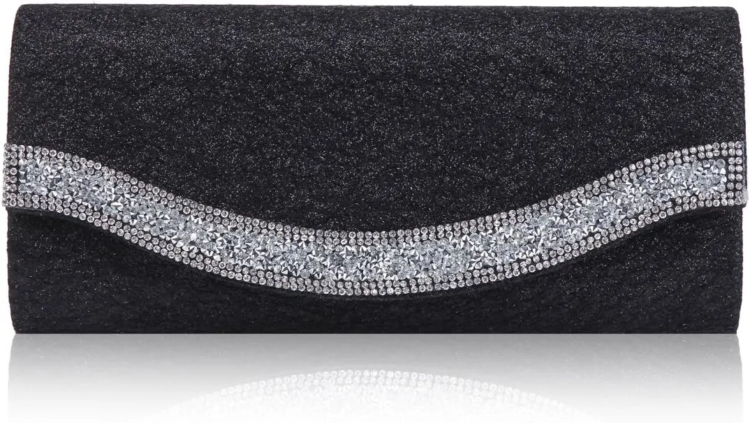 Glitter Evening Bags Womens Clutches Wedding Party Bag