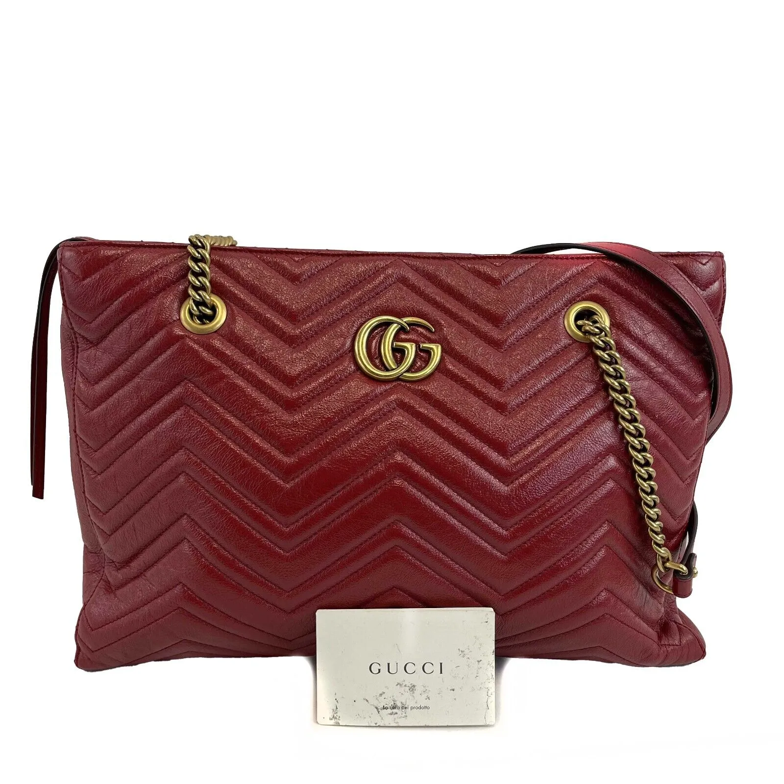Gucci Azalea Matelasse GG Marmont Tote Medium