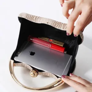 Handbags,Fashion Women Clutch Bag Hard- Surface Handbag Luxury with Chain Design for Wedding Party Purse Clutches