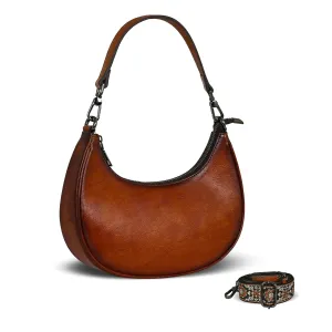 HESHE Genuine Leather Purses for Women Crossbody Bags Tote Purse Women's Shoulder Handbags Work Tote