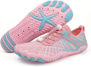 Hike Barefoot Shoes for Women Men Quick-Dry Slip-On Water Shoes Breathable Knit Athletic Footwear Aqua Yoga Socks for Swimming Hiking Sport Shoe