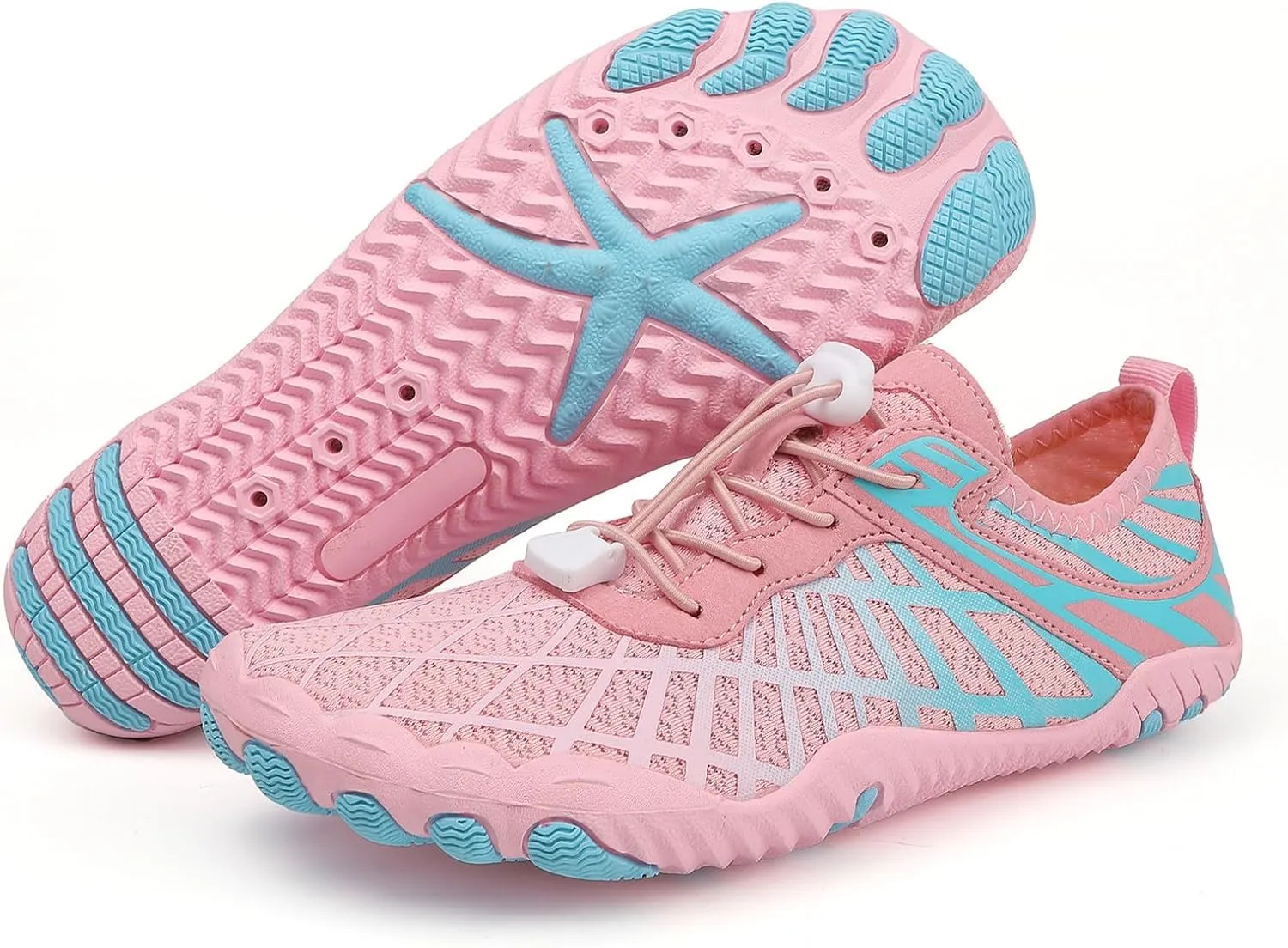 Hike Barefoot Shoes for Women Men Quick-Dry Slip-On Water Shoes Breathable Knit Athletic Footwear Aqua Yoga Socks for Swimming Hiking Sport Shoe