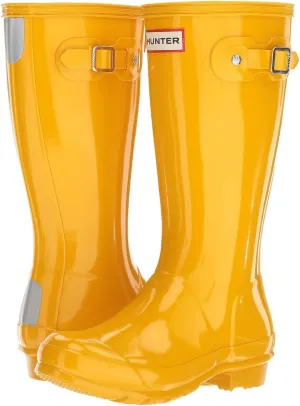 Hunter Unisex-Child Original Gloss Rain Boot (Little Big Kid)