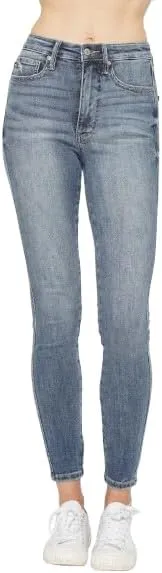 Judy Blue High Waisted Tummy Control Contrast Wash Skinny Jeans 88767